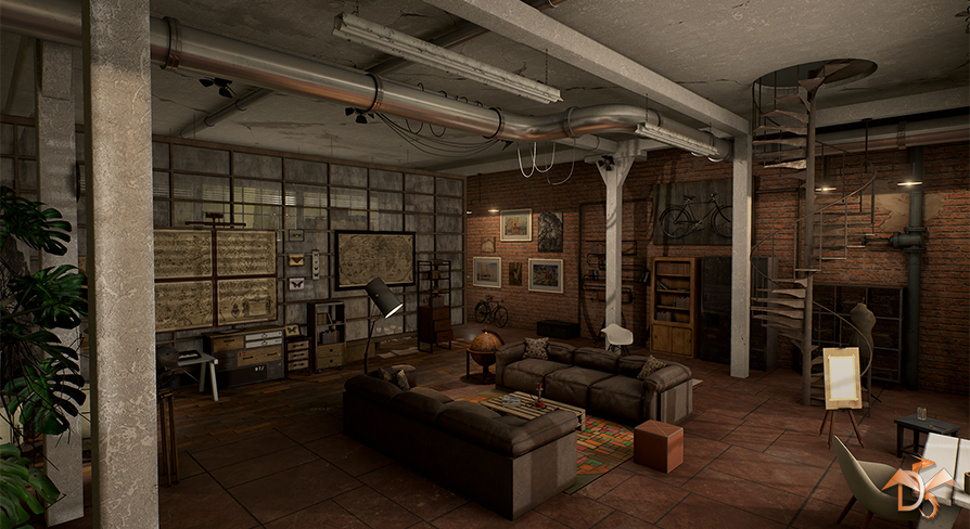 Laboratory Interior Studio in Loft Style | Fab