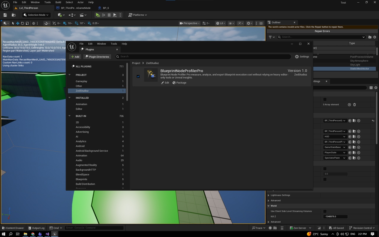 Media 1 for listing Blueprint Node Profiler Pro