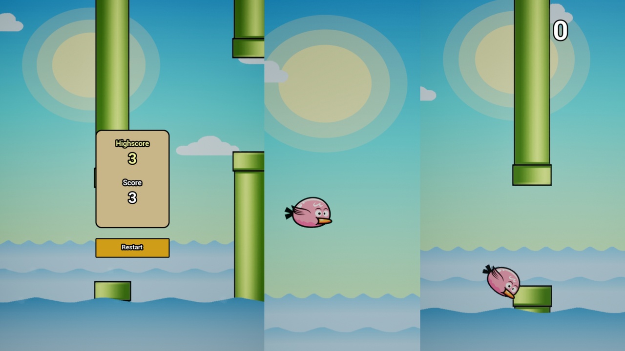 Media 1 for listing Side-Scrolling Tap Flyer Game Template