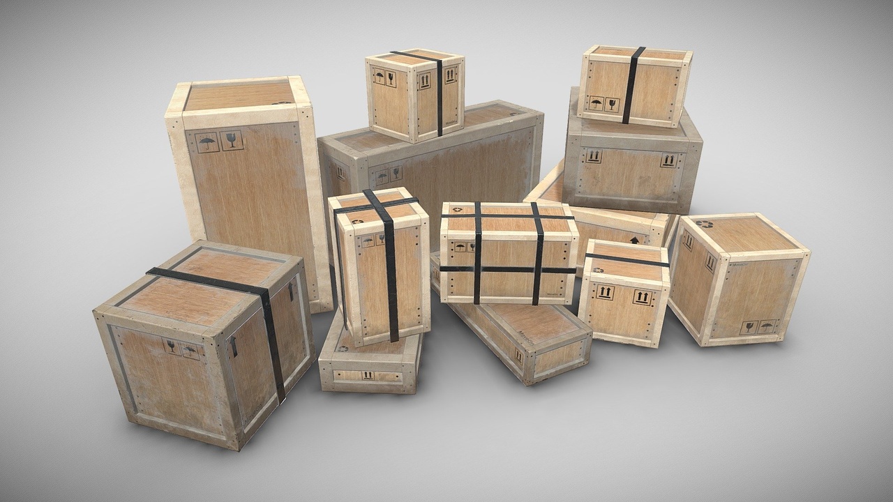 Media 1 for listing Wooden Crates