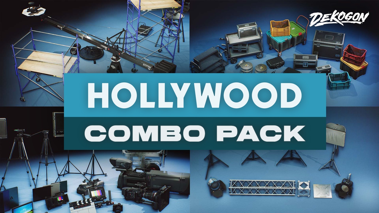 Media 1 for listing Hollywood - COMBO Prop Pack (VOL 1-5)