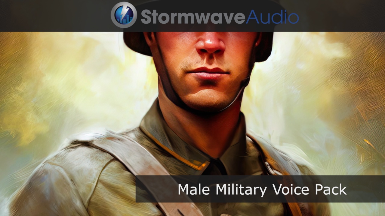 Media 1 for listing Male Military Voice Clips Vol. I