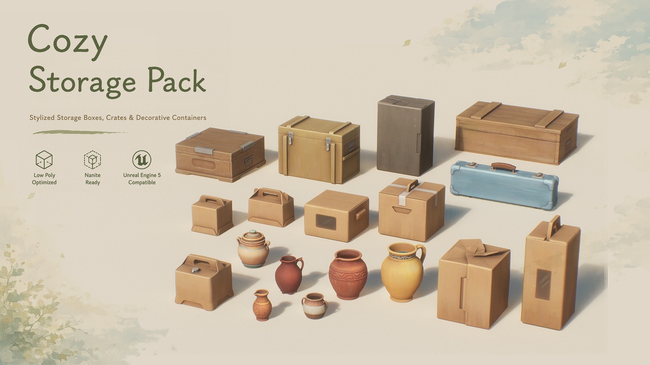 Media 1 for listing Cozy Storage Pack