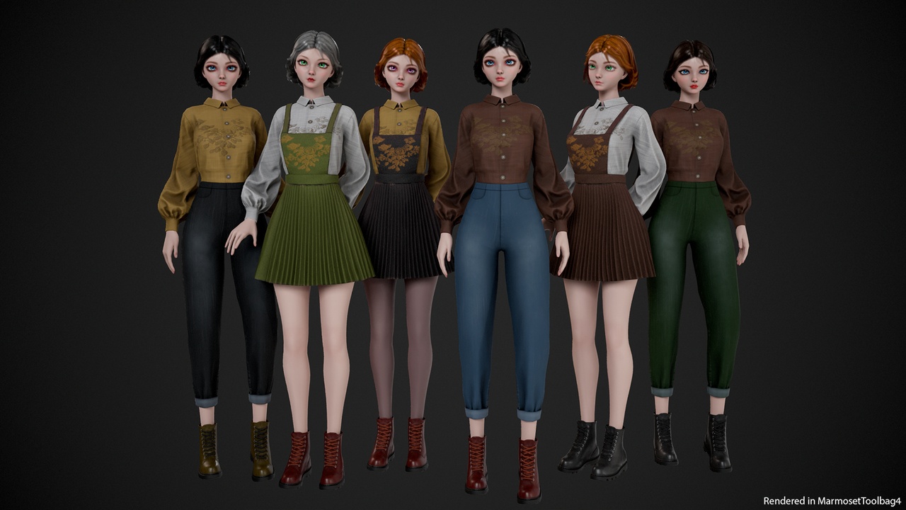 Media 1 for listing Street Wear Girl v.2
