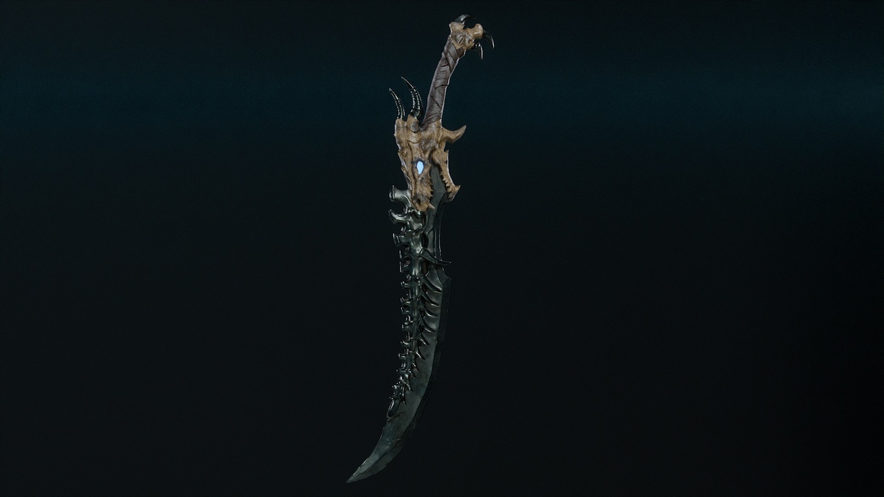 Media 1 for listing Dragon Tooth Blade — Monstrous Relic