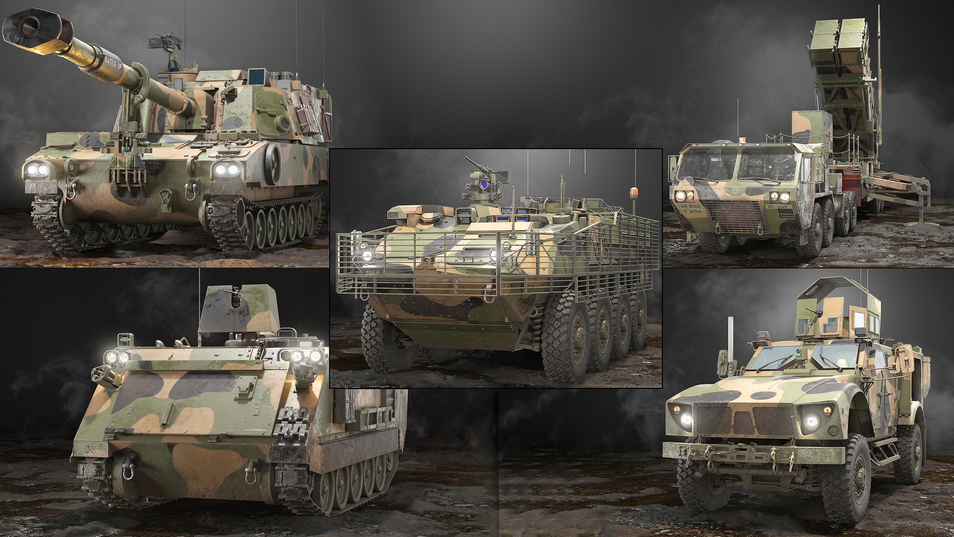 Media 1 for listing American wheeled military vehicles 5 in 1 PBR