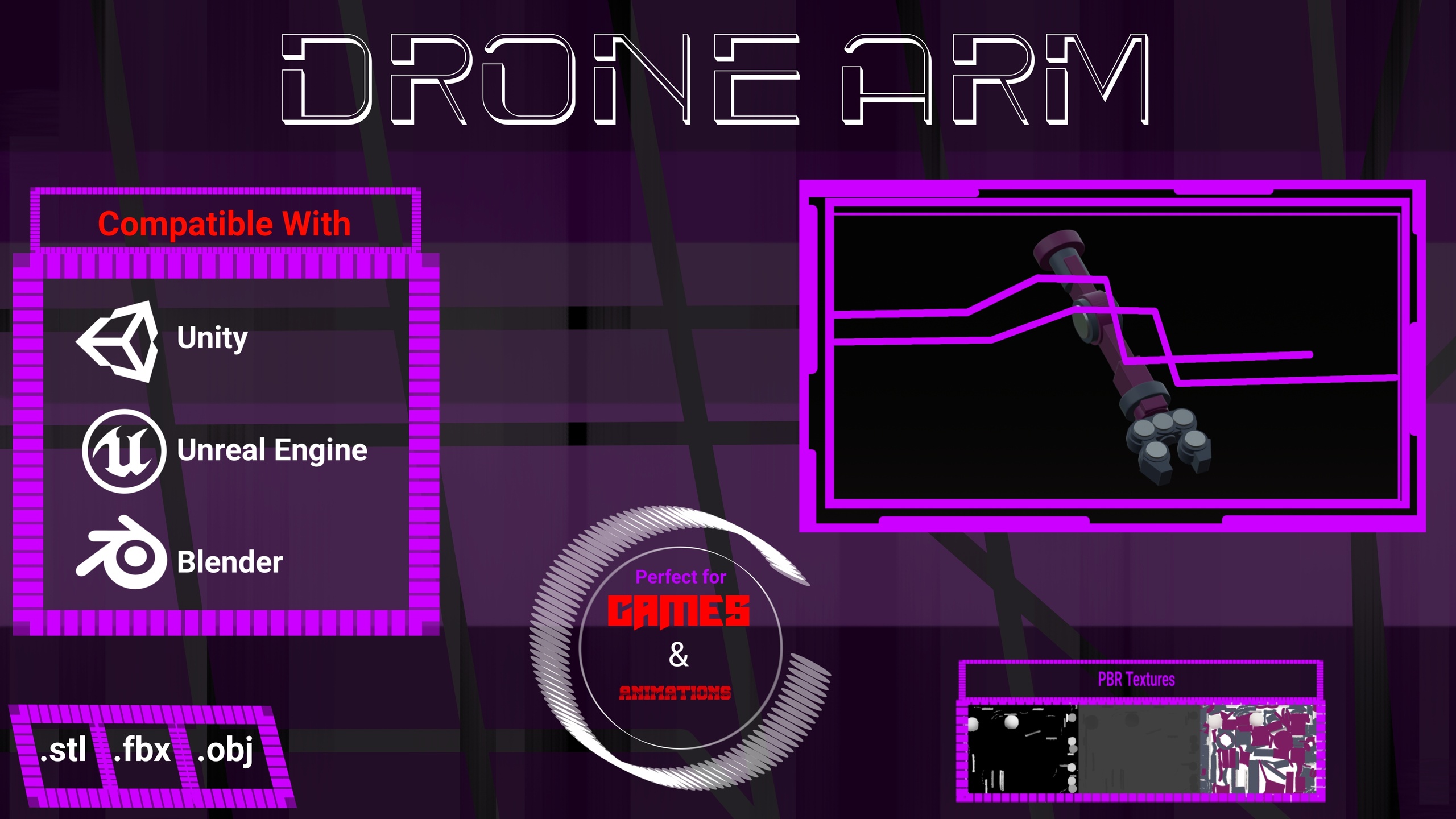 Media 1 for listing Drone Arm