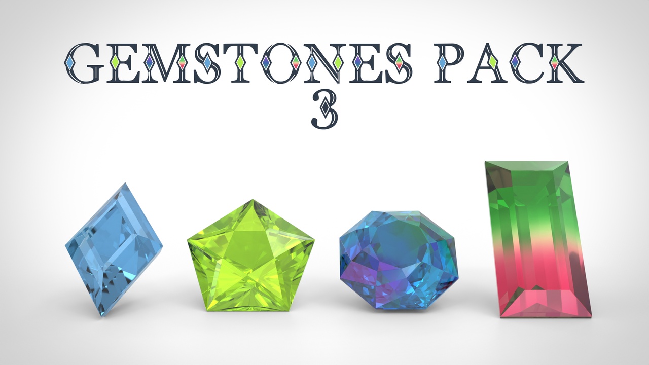 Media 1 for listing Gemstones PACK 3