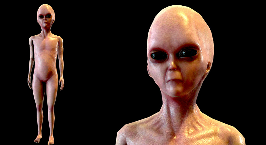 Realistic Alien 1 | Fab