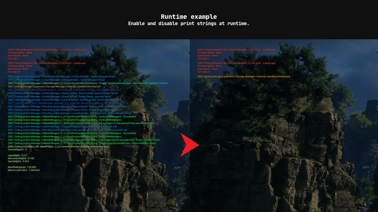 Media 1 for listing Toggle Debug Print Strings (FName)