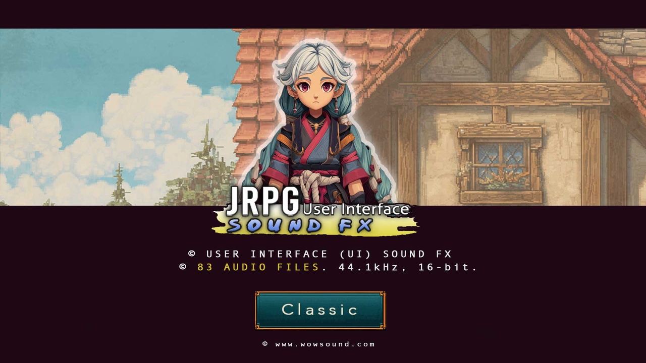 Media 1 for listing JRPG Classic UI Sound Effects Pack