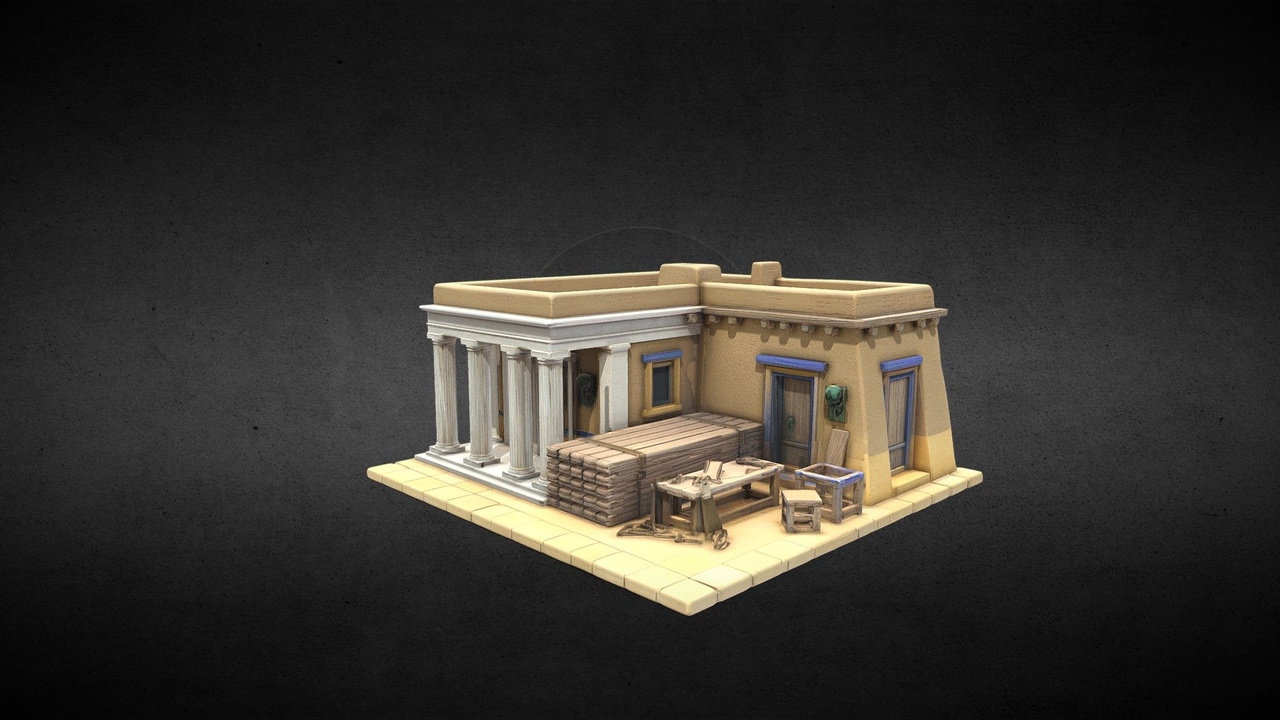 出品Stylized Carpenter's Workshop – Tier Iのメディア1
