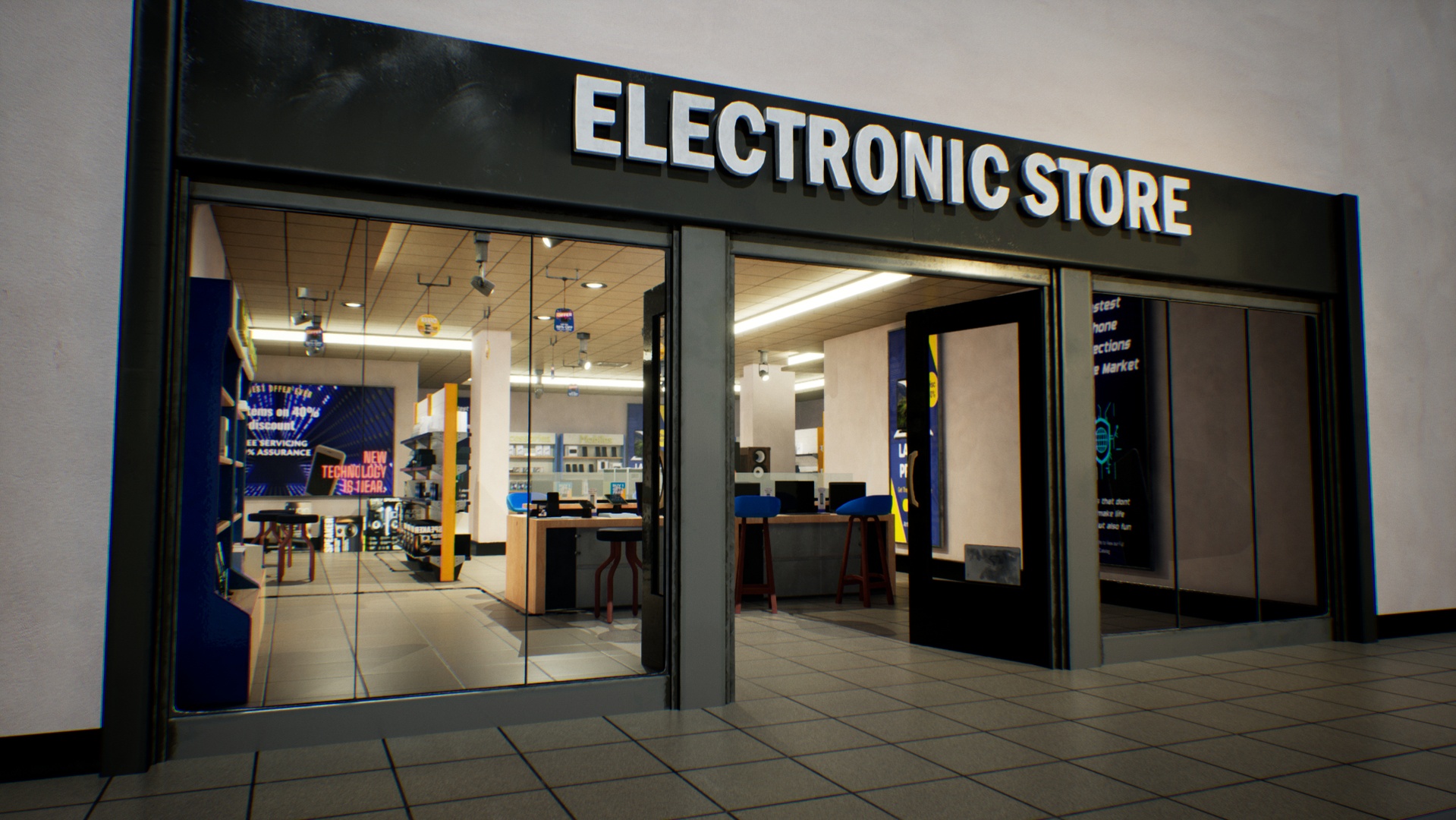 Media 1 for listing Electronic Store 3d Environment