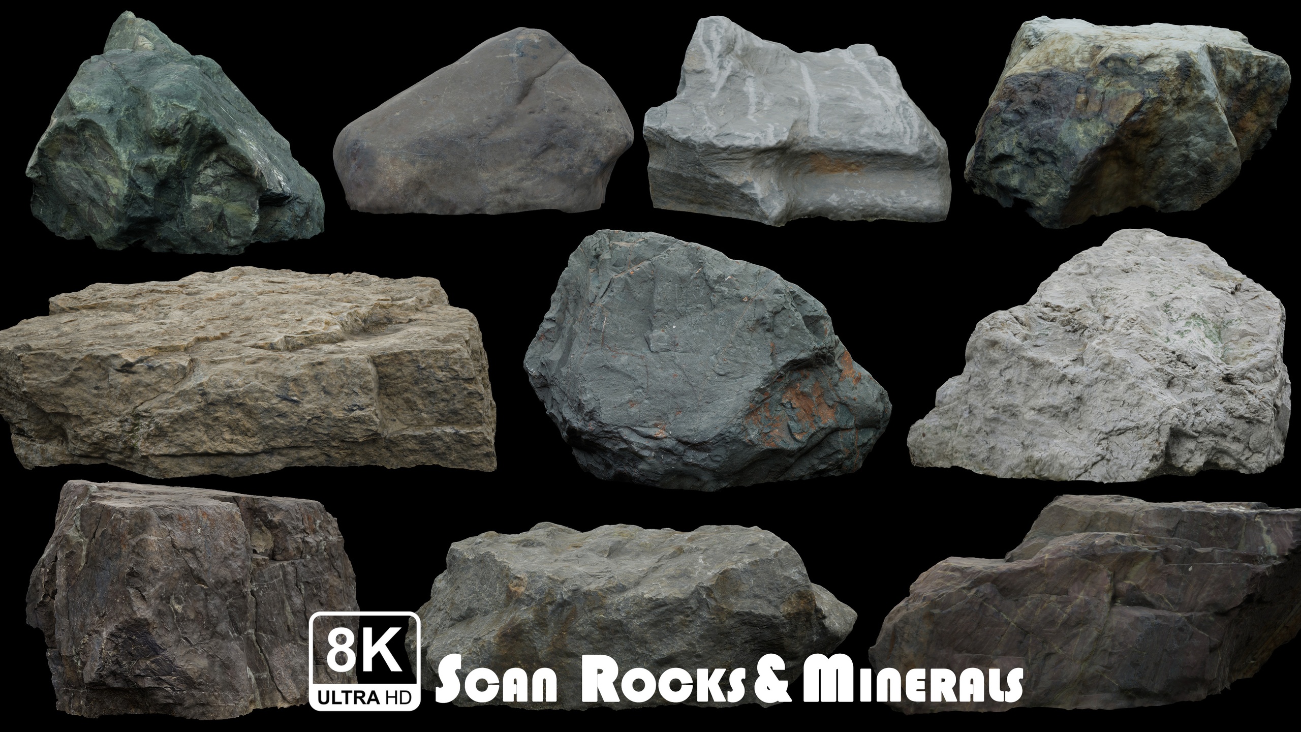 Media 1 for listing 8K Scanned Rocks & Minerals