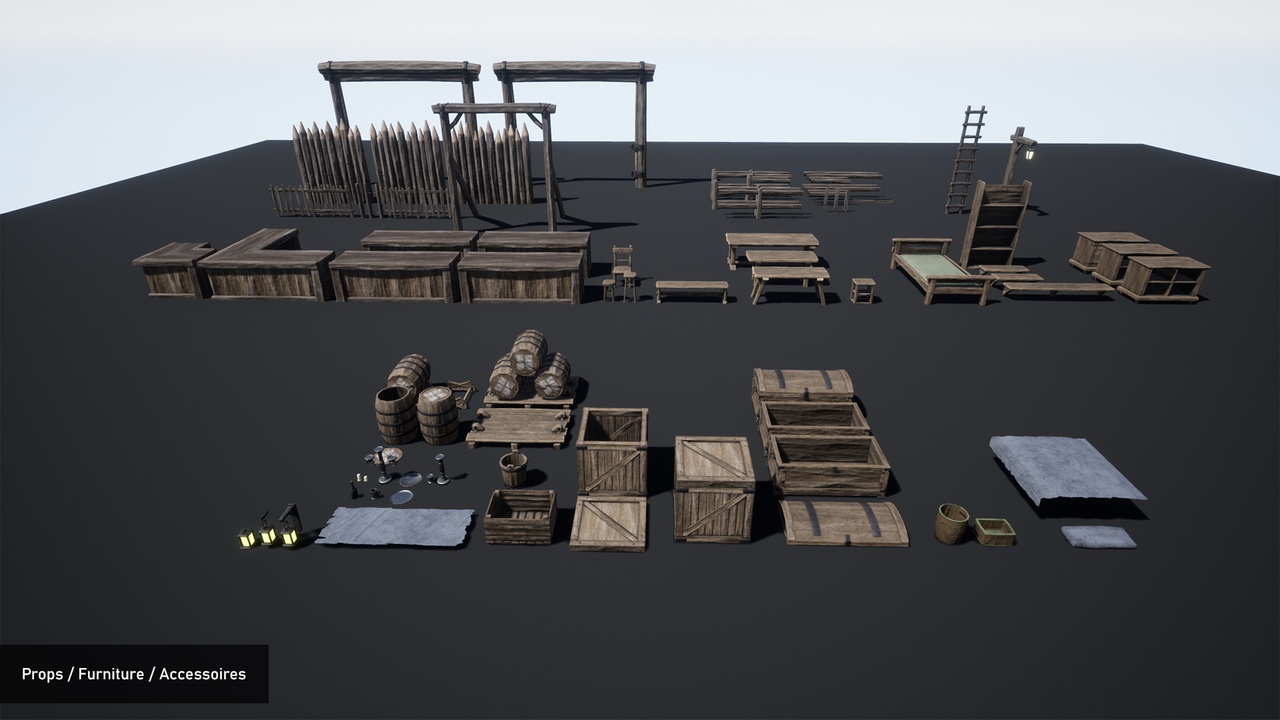 Media 1 for listing Medieval / Fantasy Props Pack