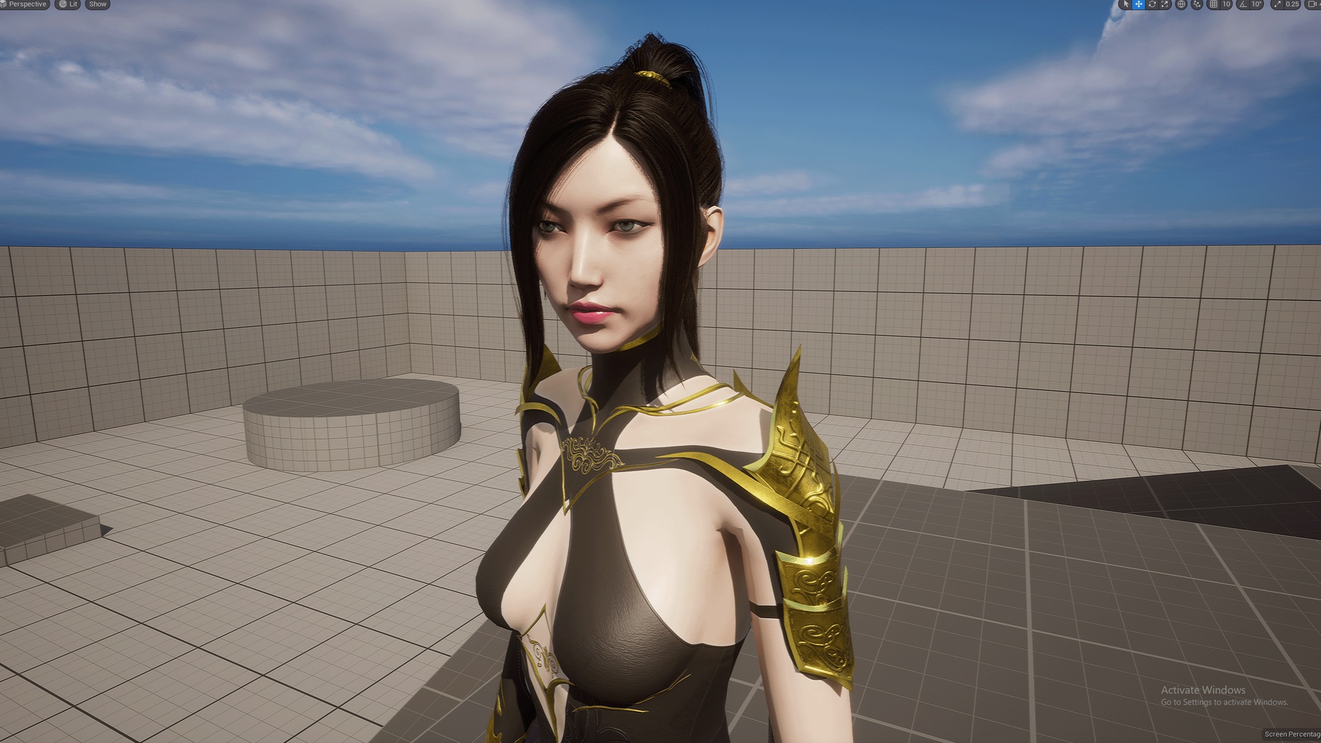 Media 1 for listing Asian MMO Girl Game-Ready 1
