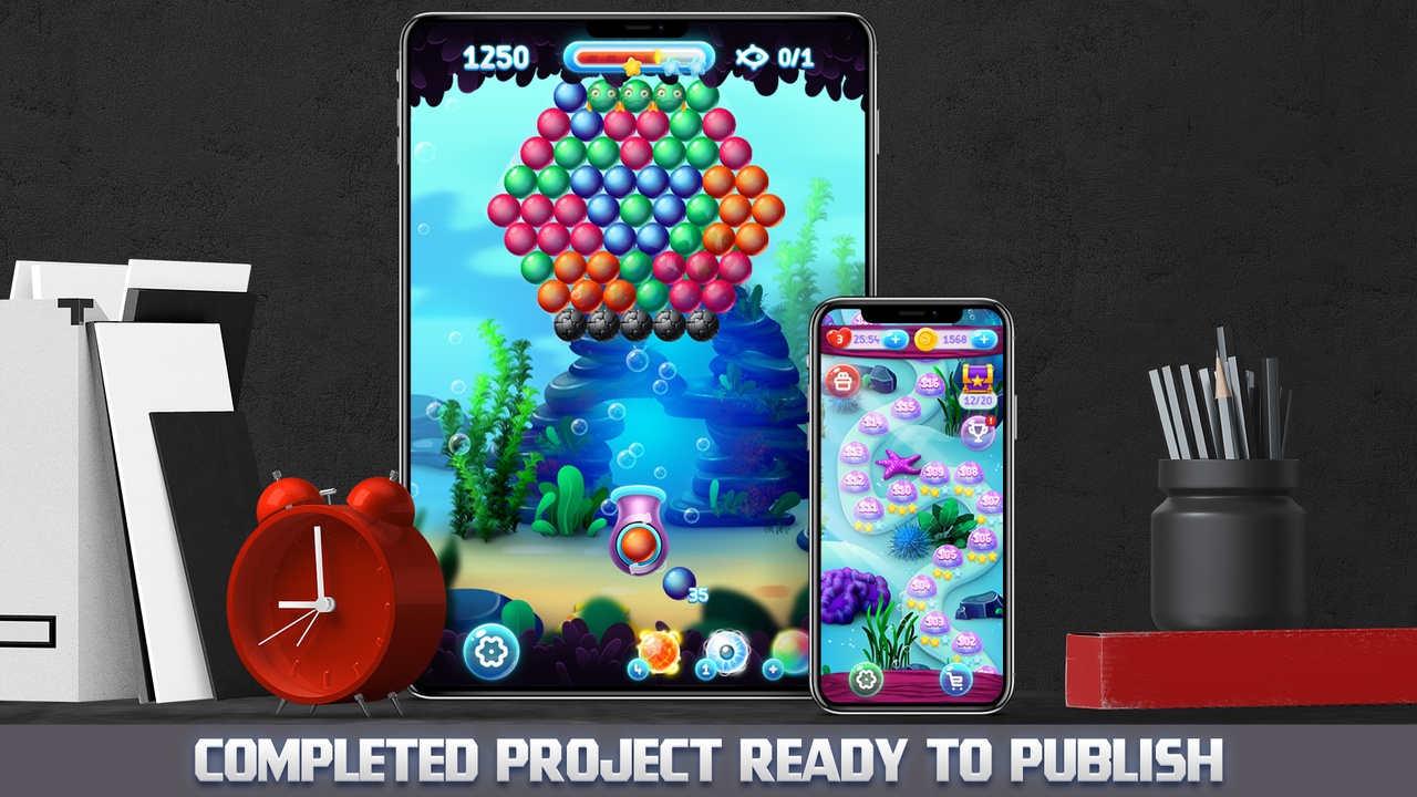 Media 1 for listing MK - Aqua Pop Bubble Shooter