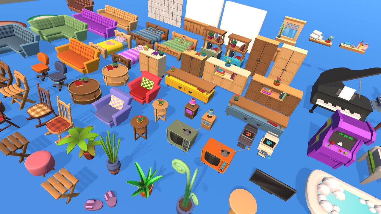 Media 1 for listing Low Poly Furniture Pack