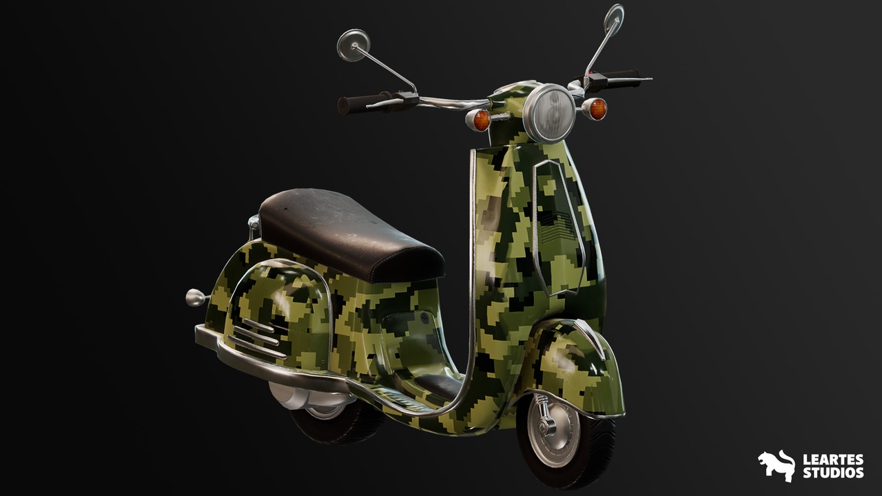Media 1 for listing City Scooter - Rigged/BP Controllable w/Skins (City Scooter Scooterr Cities)