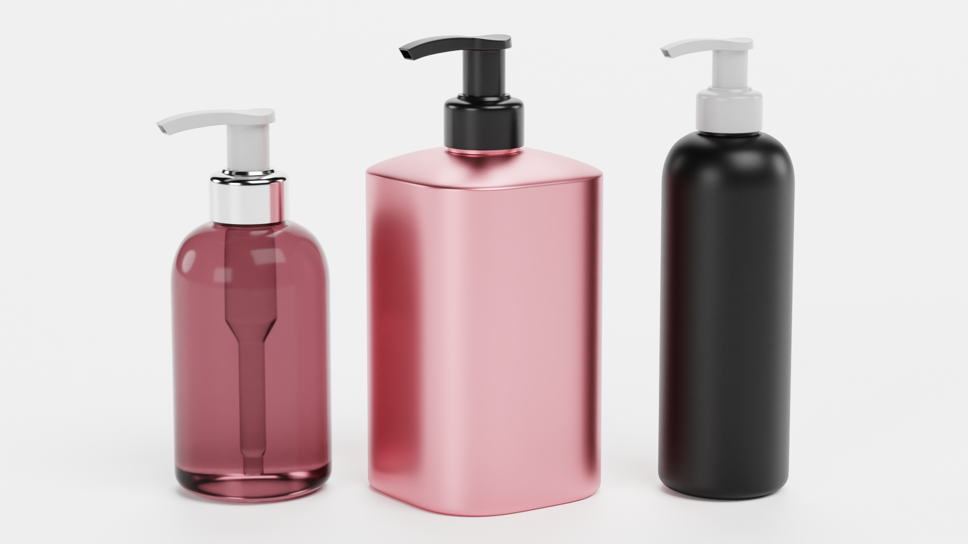Lotions - Set of 3 Cosmetic Pump Dispenser Bottles | Fab