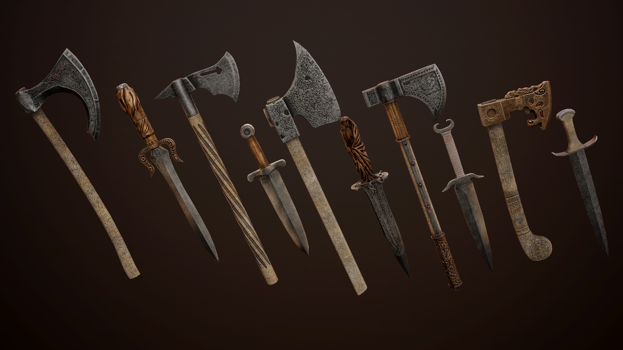 Media 1 for listing Medieval Weapons Pack Vol.4