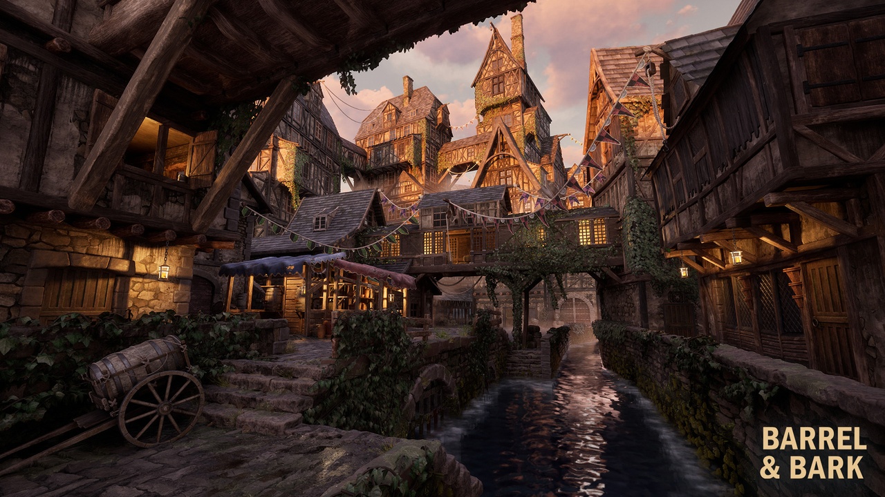 Media 1 for listing Medieval Canal Village Environment
