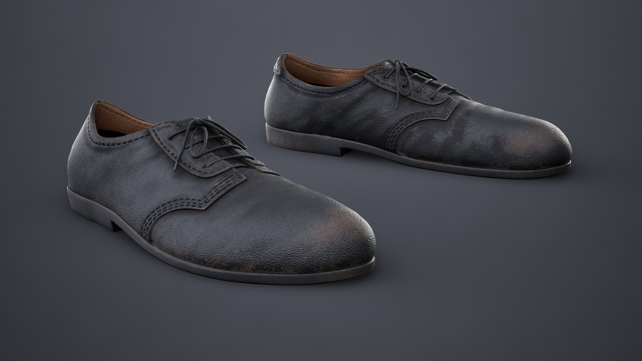Media 1 for listing Leather Plain Toe Shoes