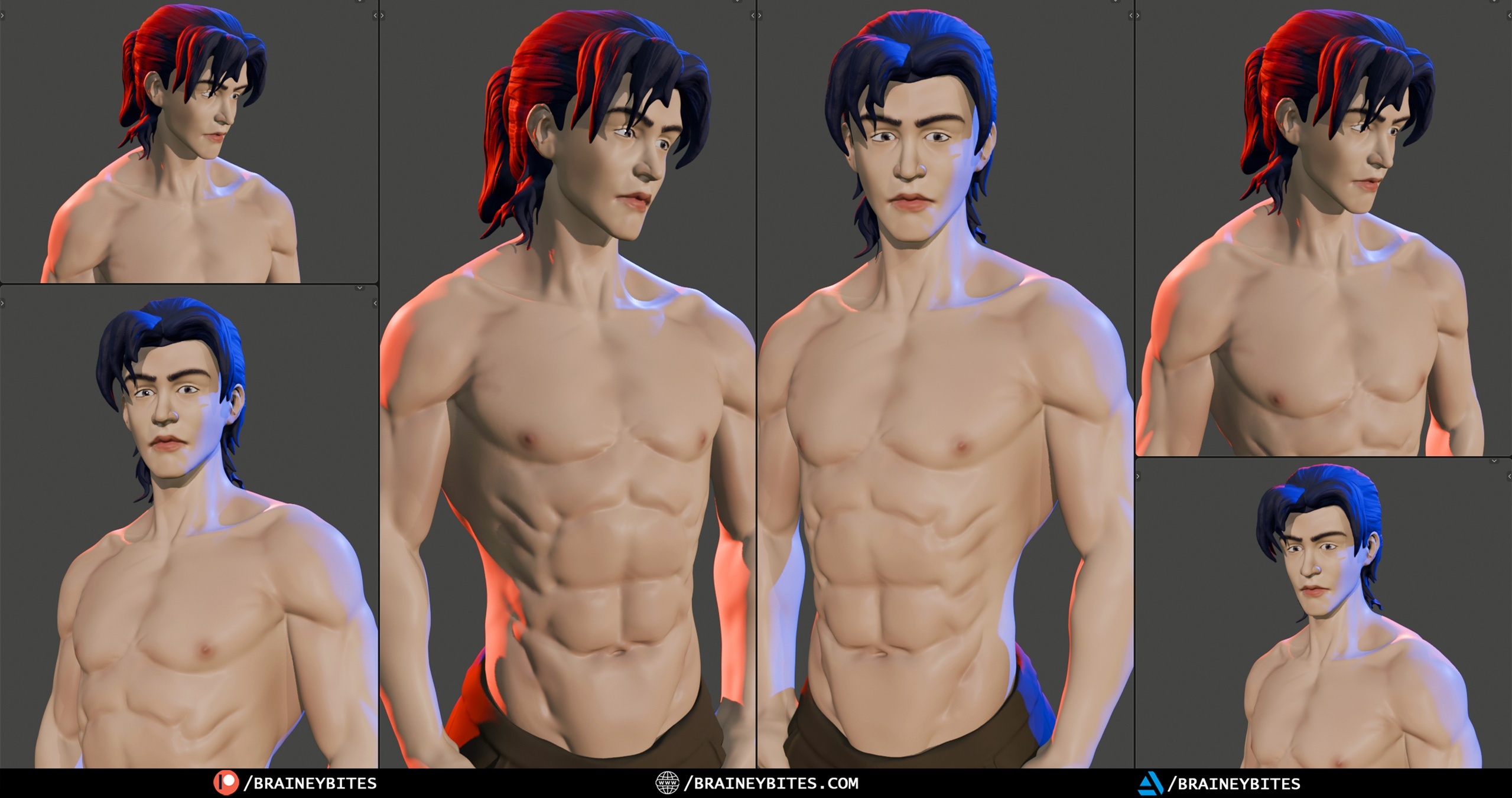 Media 1 for listing Anime Stylized Male Torso