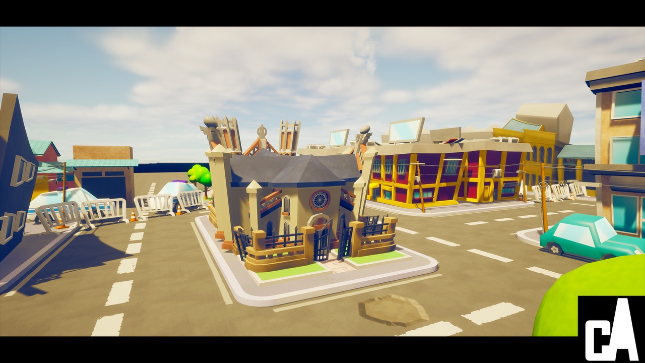 Medium 1 für Eintrag Stylized Caribbean City Pack