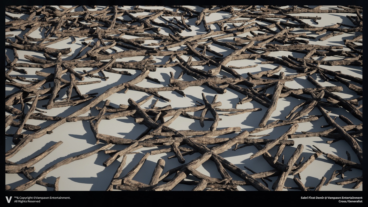 Media 1 for listing VM Wooden Branch Pack – Optimized PBR Asset Collection for Natural Environments