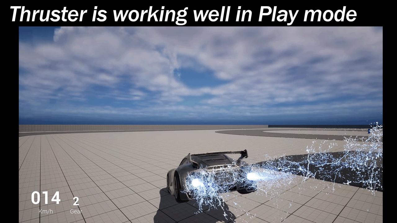 Media 1 for listing Thruster VFX