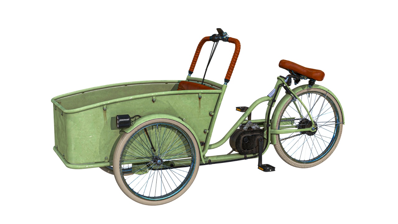 Media 1 for listing Urban Cargo Trike – Bucket Bike (Rigged)