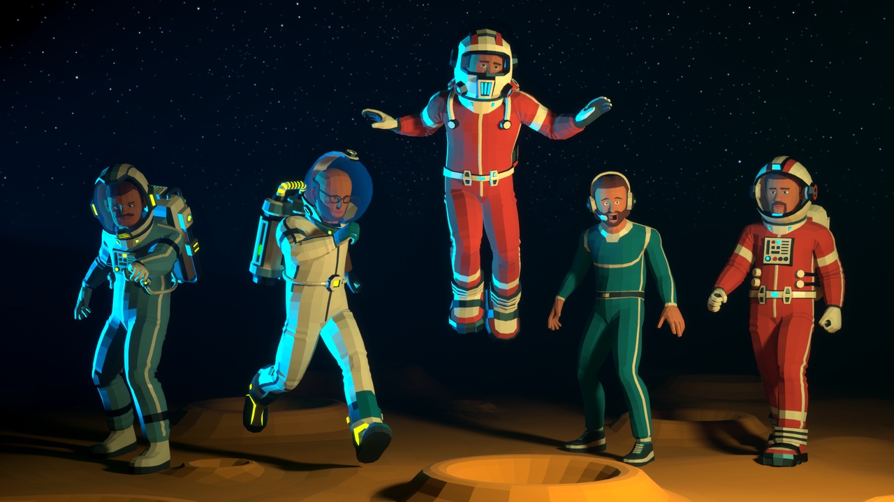 Media 1 for listing Astronaut modular low-poly stylized
