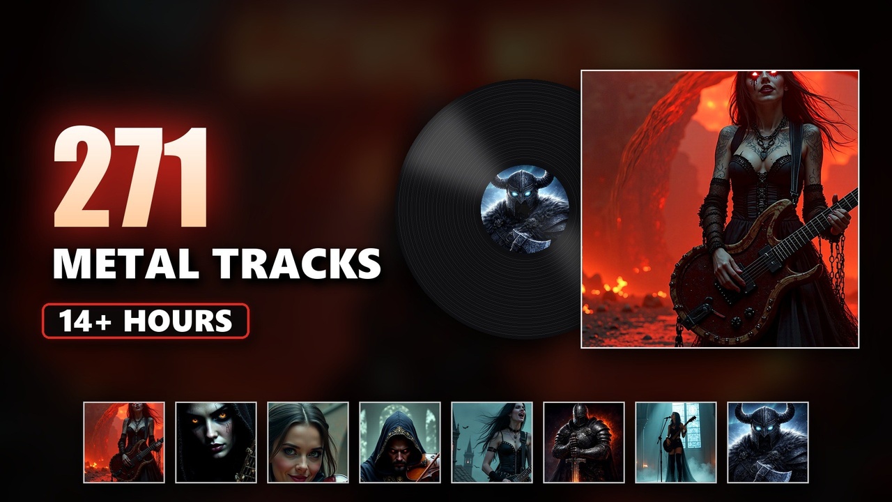 Media 1 for listing Metal Music Bundle - 271 Gothic, Doom, Folk, Death & Black Metal Tracks