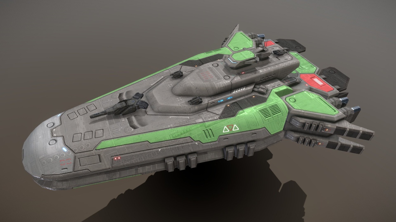 Media 1 for listing Atlantica Class Cruiser Spaceship