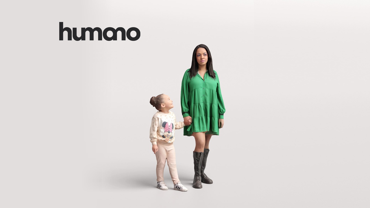 Media 1 for listing Humano Collection - 2202 | Standing 01 - 12x Models