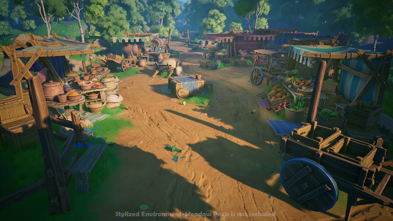 Media 1 for listing Stylized Environment - Marketplace pack