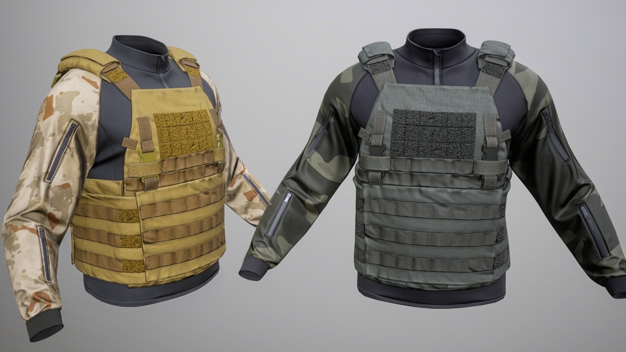 Media 1 for listing Combat Shirt & Plate Carrier 01