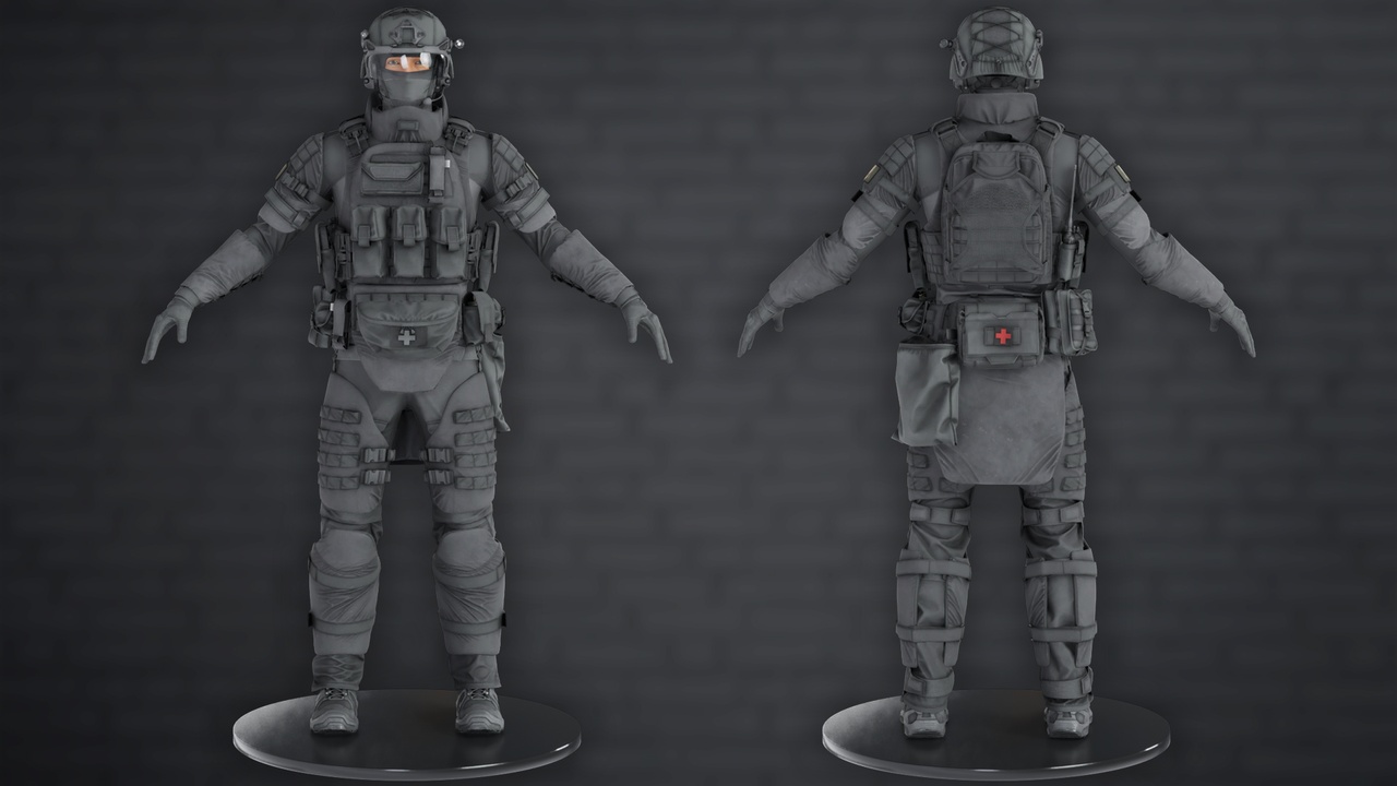 Media 1 for listing Modern Heavy Soldier