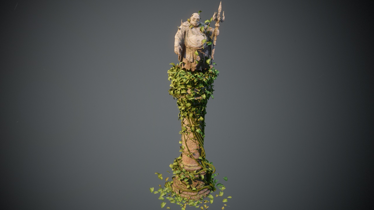 Media 1 for listing Overgrown Statue