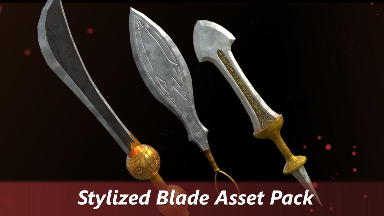 商品 Stylized Blade Asset Pack 的媒体 1
