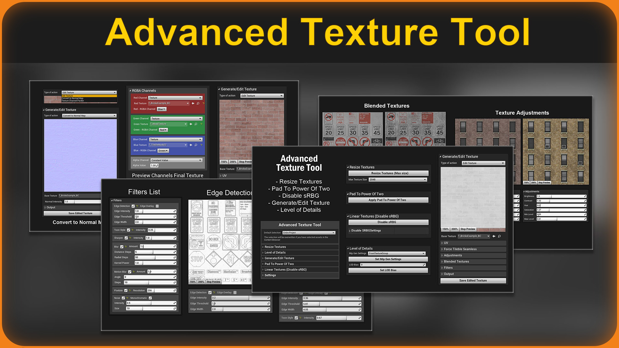 Spring Tool Texture Advanced Texture Tool | Fab