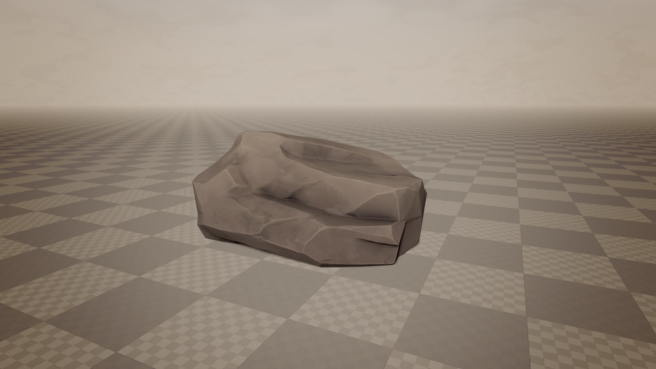 Media 1 for listing Stylized Medium Rock Variant 1