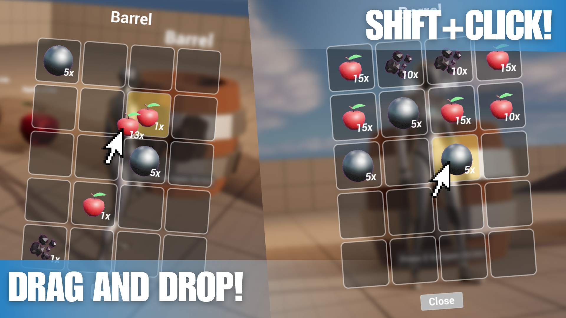 Easy Grid Inventory System For Beginners | Fab