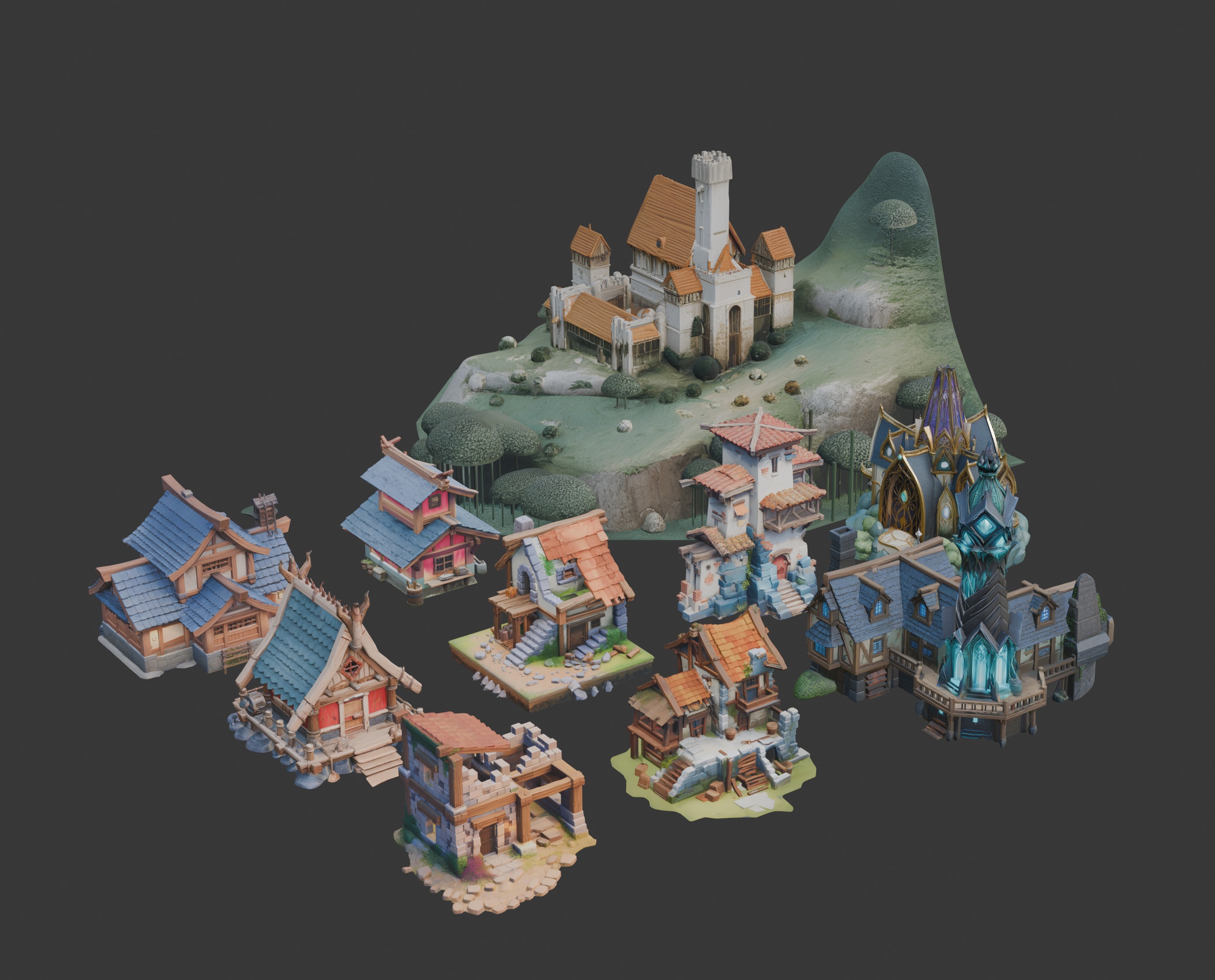 Media 1 for listing Various Stylized Architecture