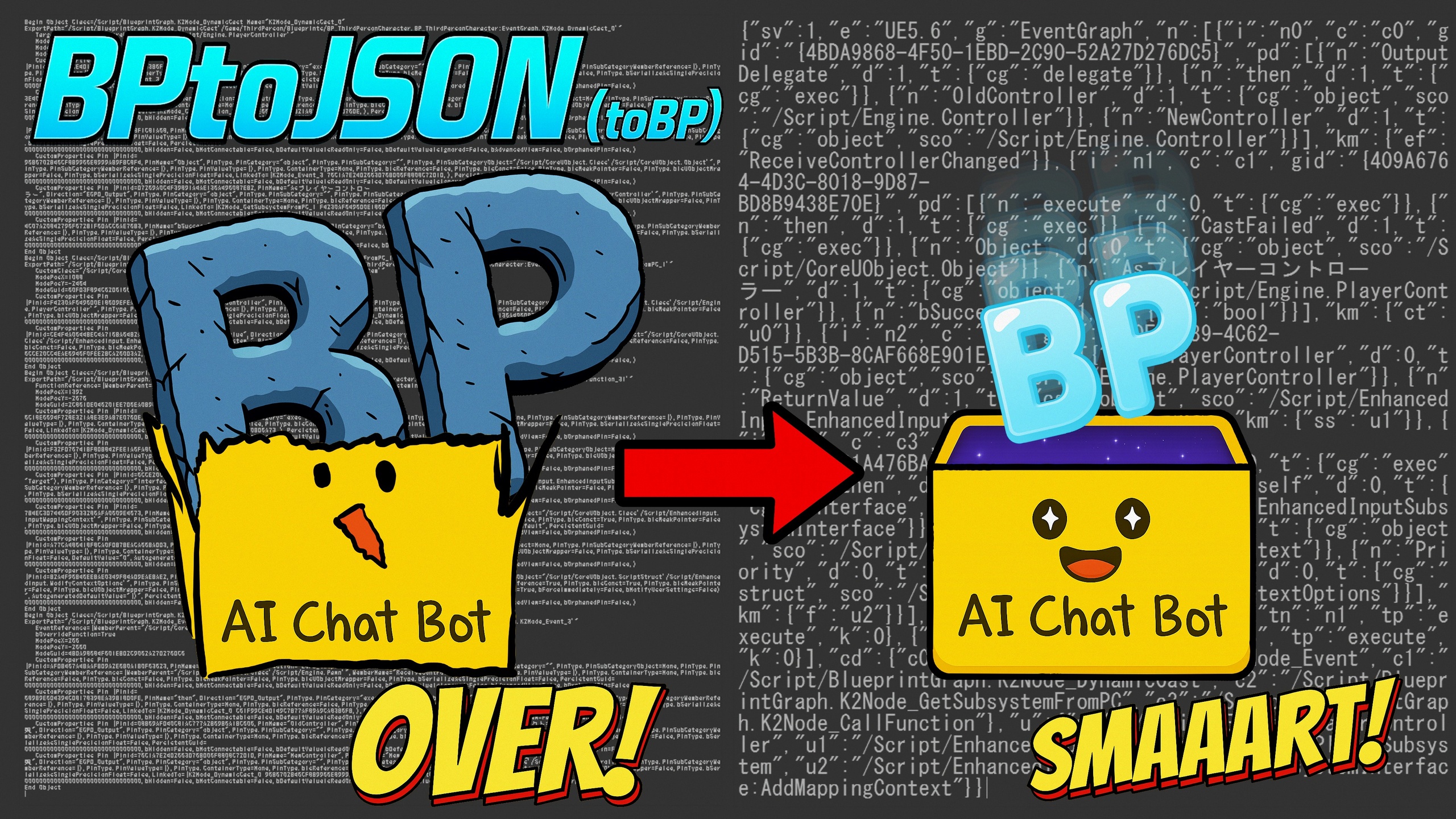 出品BPtoJSON(toBP) - Compact the BP node for passing to the AI chatbot!!のメディア1