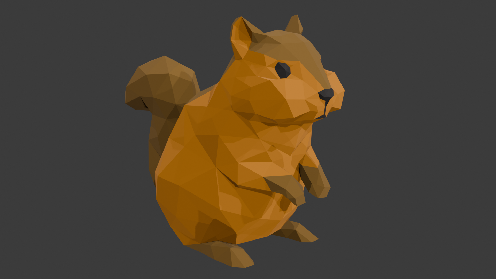 Low Poly Squirrel | Fab