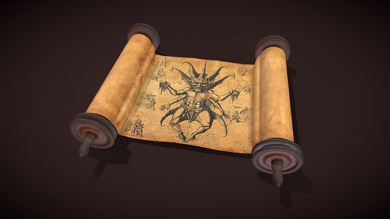 Media 1 for listing Demon scroll