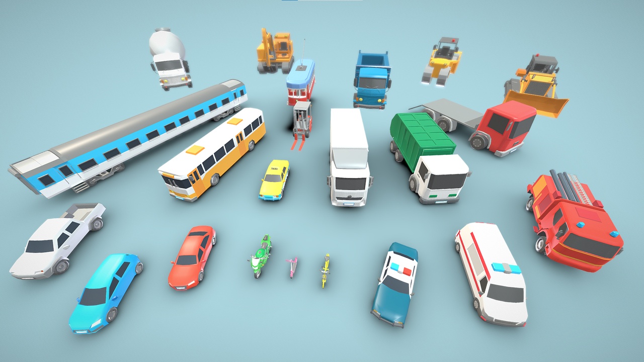 Media 1 for listing Vehicle Pack - Road Transport