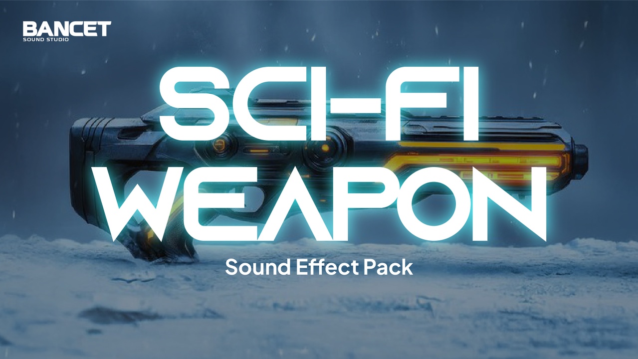 Media 1 for listing Sci-Fi Weapon Sound Effect Pack
